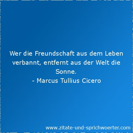 Zitate Zum Thema Freundschaft