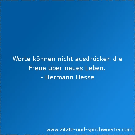 Zitate Zur Geburt